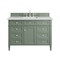 James Martin Vanities Brittany 48in Single Vanity, Smokey Celadon w/ 3 CM Ethereal Noctis Top 650-V48-SC-3ENC - alternate 1